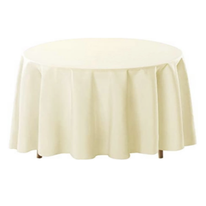 120” Ivory Polyester $21