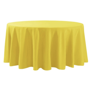 120” Yellow Polyester $21