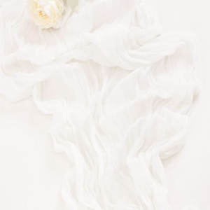 13.3ft White Gauze $9.50