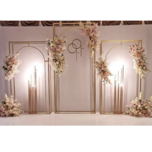 3 set Gold Metal Frame Structure $850