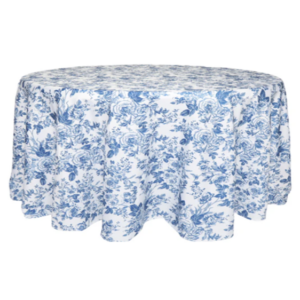 French Toile Blue 120" and 108” $26