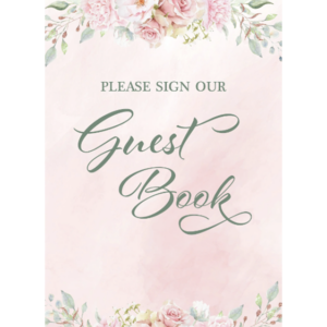 Guest Book Sign $15