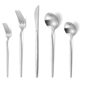 Matte Silverware, $1 per utensil