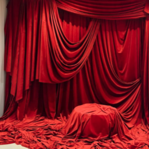 Red Spandex 12ft x 60w $200