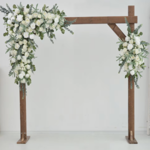 Rustic Wedding Arbor with Flowers $700